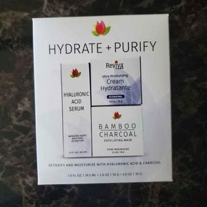 NEW Reviva Labs hydrating and purifying Skincare Gift Set, Full Size